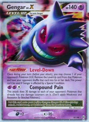 Gengar Arceus Pokemon Card