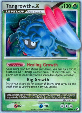 Tangrowth Arceus Pokemon Card