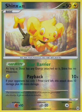 Shinx Arceus Pokemon Card