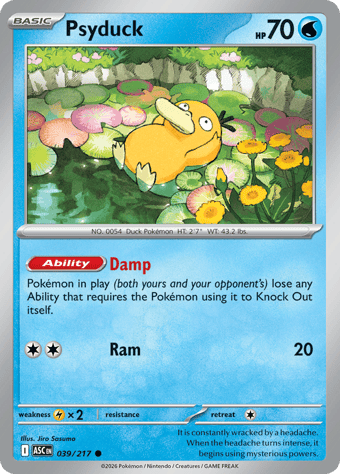 Psyduck Ascended Heroes Pokemon Card
