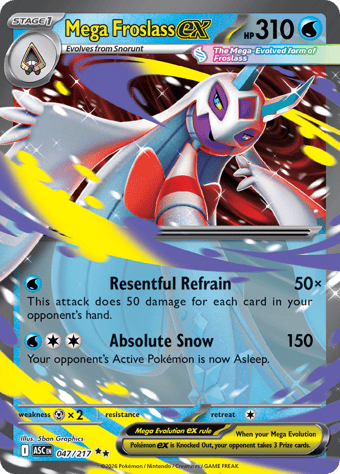 Mega Froslass EX Ascended Heroes Pokemon Card
