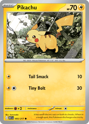 Pikachu Ascended Heroes Pokemon Card