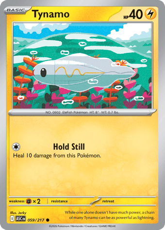 Tynamo Ascended Heroes Pokemon Card