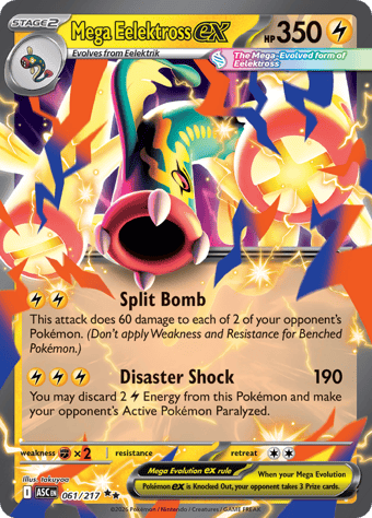 Mega Eelektross EX Ascended Heroes Pokemon Card