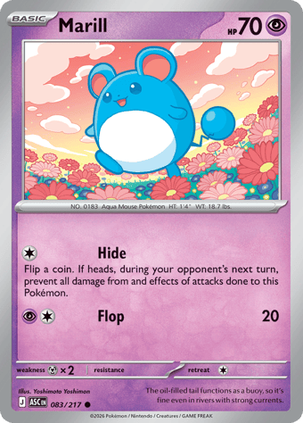 Marill Ascended Heroes Pokemon Card