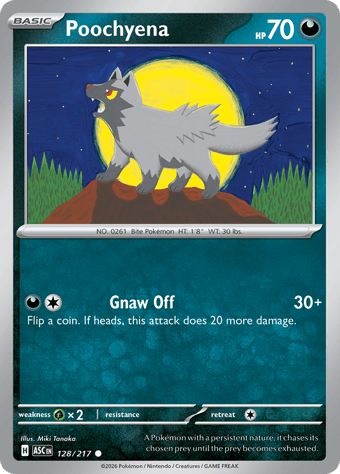 Poochyena Ascended Heroes Pokemon Card