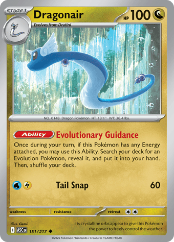 Dragonair Ascended Heroes Pokemon Card