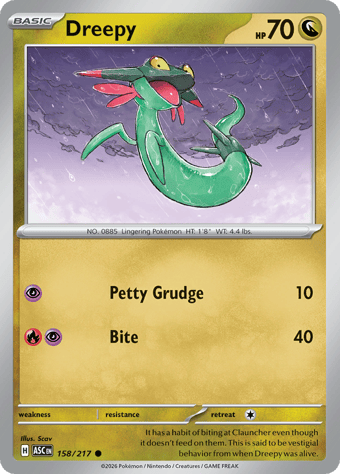 Dreepy Ascended Heroes Pokemon Card