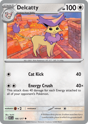 Delcatty Ascended Heroes Pokemon Card