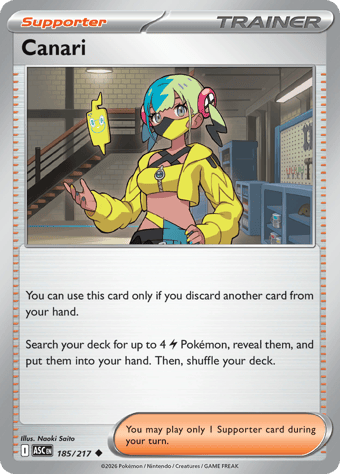 Canari Ascended Heroes Pokemon Card