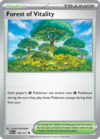 Forest of Vitality Ascended Heroes Pokemon Card
