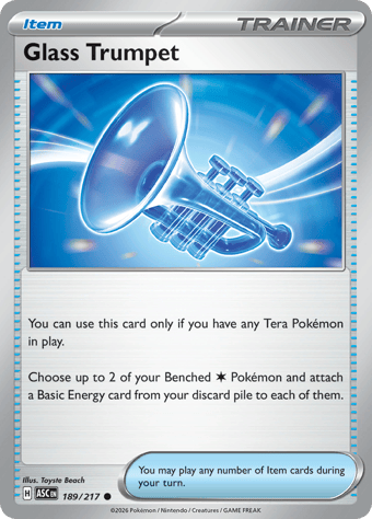 Glass Trumpet Ascended Heroes Pokemon Card