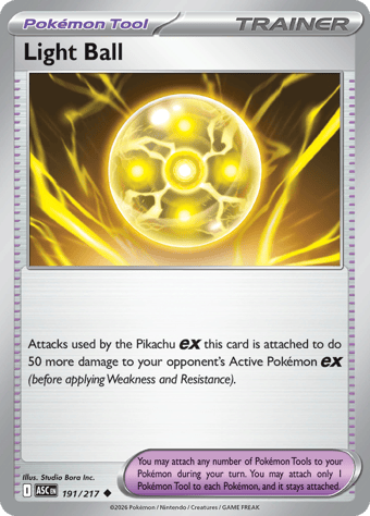Light Ball Ascended Heroes Pokemon Card