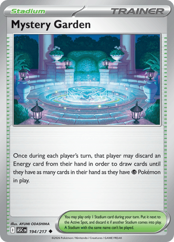 Mystery Garden Ascended Heroes Pokemon Card