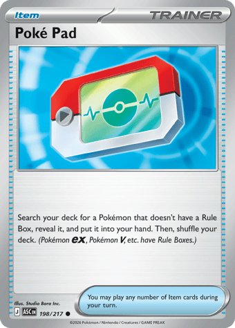 Poké Pad Ascended Heroes Pokemon Card