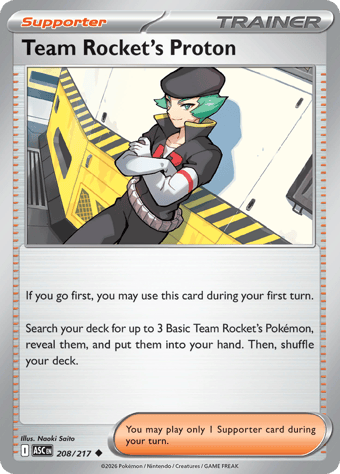 Team Rocket's Proton Ascended Heroes Pokemon Card