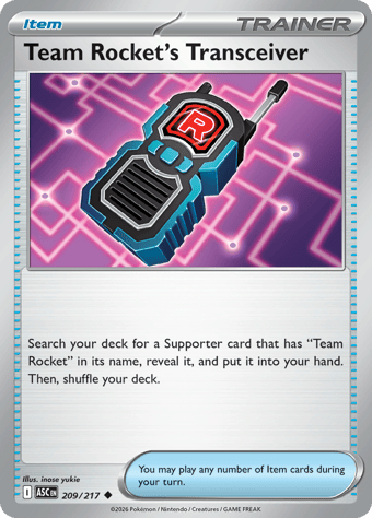 Team Rocket's Transceiver Ascended Heroes Pokemon Card