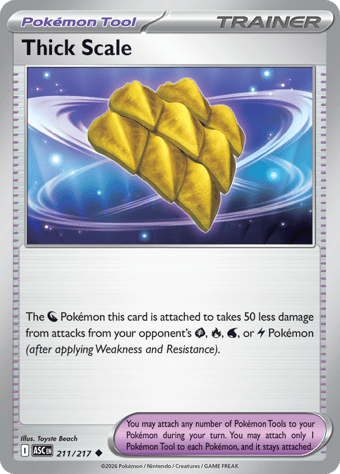 Thick Scale Ascended Heroes Pokemon Card