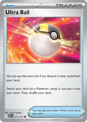 Ultra Ball Ascended Heroes Pokemon Card