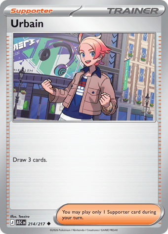 Urbain Ascended Heroes Pokemon Card