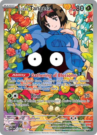 Erika's Tangela Ascended Heroes Pokemon Card