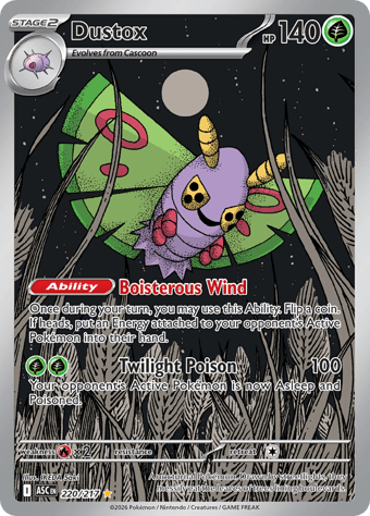 Dustox Ascended Heroes Pokemon Card