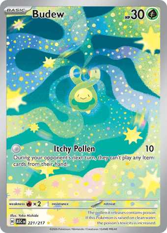 Budew Ascended Heroes Pokemon Card