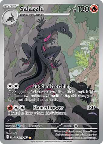 Salazzle Ascended Heroes Pokemon Card
