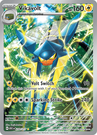 Vikavolt Ascended Heroes Pokemon Card