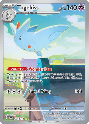 Togekiss Ascended Heroes Pokemon Card