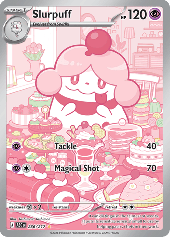 Slurpuff Ascended Heroes Pokemon Card