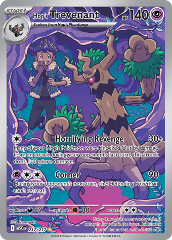 Hop's Trevenant Ascended Heroes Pokemon Card