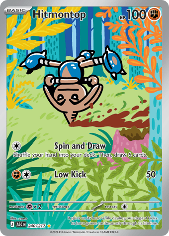 Hitmontop Ascended Heroes Pokemon Card