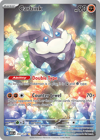 Carbink Ascended Heroes Pokemon Card