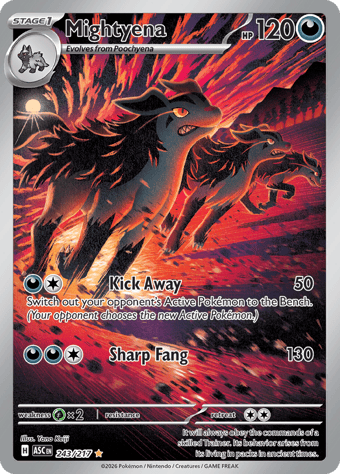 Mightyena Ascended Heroes Pokemon Card