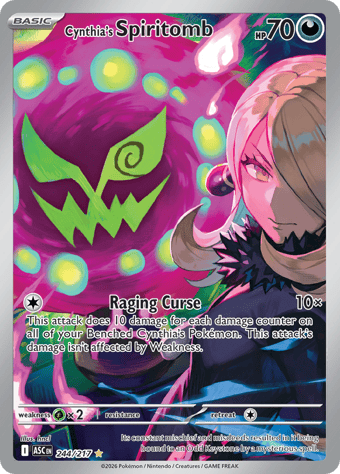 Cynthia's Spiritomb Ascended Heroes Pokemon Card