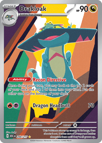 Drakloak Ascended Heroes Pokemon Card