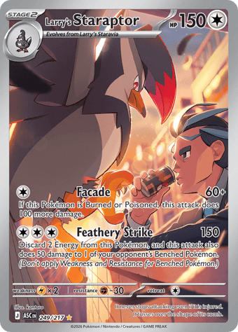 Larry's Staraptor Ascended Heroes Pokemon Card