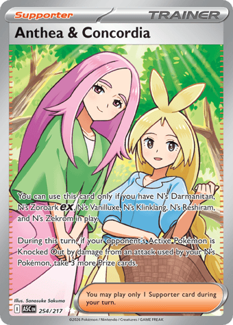 Anthea & Concordia Ascended Heroes Pokemon Card
