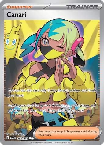 Canari Ascended Heroes Pokemon Card