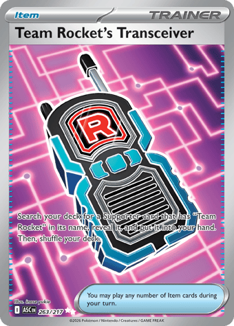 Team Rocket's Transceiver Ascended Heroes Pokemon Card