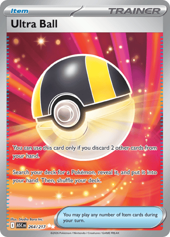 Ultra Ball Ascended Heroes Pokemon Card