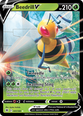 Beedrill V Astral Radiance Pokemon Card