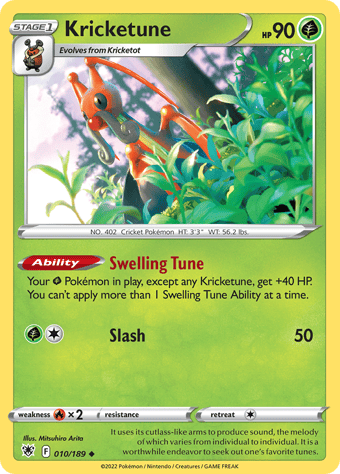 Kricketune Astral Radiance Pokemon Card
