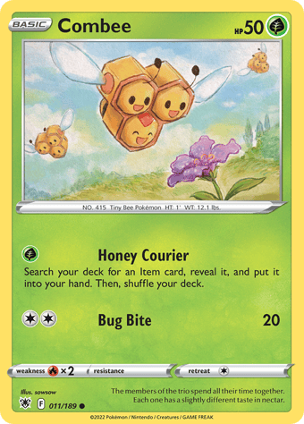 Combee Astral Radiance Pokemon Card
