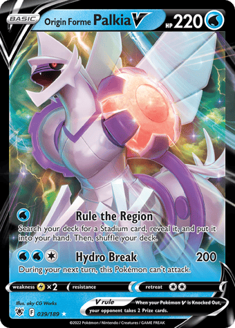 Origin Forme Palkia V Astral Radiance Pokemon Card