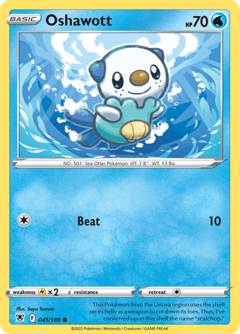 Oshawott Astral Radiance Pokemon Card