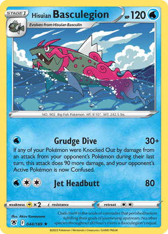 Hisuian Basculegion Astral Radiance Pokemon Card