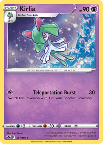 Kirlia Astral Radiance Pokemon Card