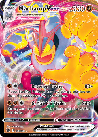 Machamp VMAX Astral Radiance Pokemon Card